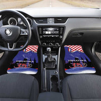 Croatia Independence Day Car Mats Hrvatska Checkerboard 35th Anniversary