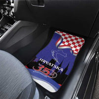 Croatia Independence Day Car Mats Hrvatska Checkerboard 35th Anniversary