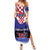 Croatia Independence Day Family Matching Summer Maxi Dress and Hawaiian Shirt Hrvatska Checkerboard 35th Anniversary