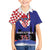 Croatia Independence Day Kid Hawaiian Shirt Hrvatska Checkerboard 35th Anniversary