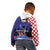Croatia Independence Day Kid Hoodie Hrvatska Checkerboard 35th Anniversary