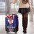 Croatia Independence Day Luggage Cover Hrvatska Checkerboard 35th Anniversary