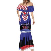 Croatia Independence Day Mermaid Dress Hrvatska Checkerboard 35th Anniversary