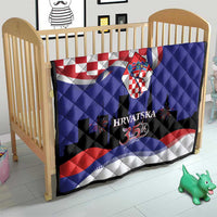 Croatia Independence Day Quilt Hrvatska Checkerboard 35th Anniversary