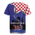 Croatia Independence Day Rugby Jersey Hrvatska Checkerboard 35th Anniversary