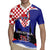 Croatia Independence Day Rugby Jersey Hrvatska Checkerboard 35th Anniversary
