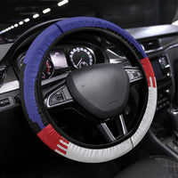 Croatia Independence Day Steering Wheel Cover Hrvatska Checkerboard 35th Anniversary