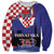 Croatia Independence Day Sweatshirt Hrvatska Checkerboard 35th Anniversary