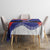 Croatia Independence Day Tablecloth Hrvatska Checkerboard 35th Anniversary
