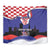 Croatia Independence Day Tapestry Hrvatska Checkerboard 35th Anniversary