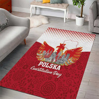 Poland Constitution Day Area Rug Warsaw Capital Mazurek Dabrowskiego