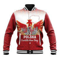 Poland Constitution Day Baseball Jacket Warsaw Capital Mazurek Dabrowskiego