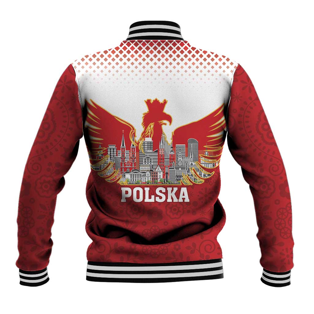 Poland Constitution Day Baseball Jacket Warsaw Capital Mazurek Dabrowskiego