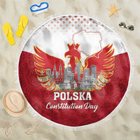 Poland Constitution Day Beach Blanket Warsaw Capital Mazurek Dabrowskiego