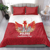 Poland Constitution Day Bedding Set Warsaw Capital Mazurek Dabrowskiego