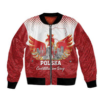 Poland Constitution Day Bomber Jacket Warsaw Capital Mazurek Dabrowskiego