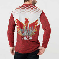 Poland Constitution Day Button Sweatshirt Warsaw Capital Mazurek Dabrowskiego