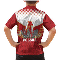 Poland Constitution Day Family Matching Mermaid Dress and Hawaiian Shirt Warsaw Capital Mazurek Dabrowskiego
