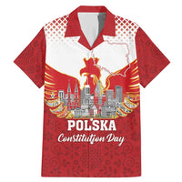 Poland Constitution Day Family Matching Mermaid Dress and Hawaiian Shirt Warsaw Capital Mazurek Dabrowskiego