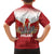 Poland Constitution Day Family Matching Off The Shoulder Long Sleeve Dress and Hawaiian Shirt Warsaw Capital Mazurek Dabrowskiego