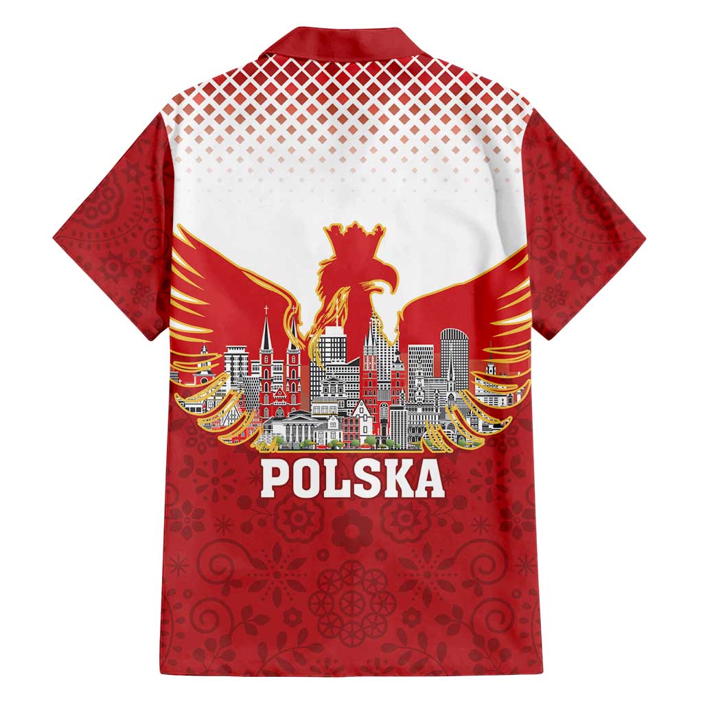 Poland Constitution Day Family Matching Off Shoulder Maxi Dress and Hawaiian Shirt Warsaw Capital Mazurek Dabrowskiego