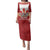 Poland Constitution Day Family Matching Puletasi and Hawaiian Shirt Warsaw Capital Mazurek Dabrowskiego