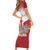 Poland Constitution Day Family Matching Short Sleeve Bodycon Dress and Hawaiian Shirt Warsaw Capital Mazurek Dabrowskiego