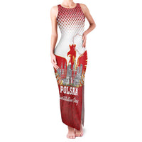 Poland Constitution Day Family Matching Tank Maxi Dress and Hawaiian Shirt Warsaw Capital Mazurek Dabrowskiego