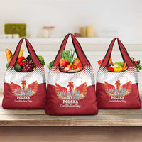 Poland Constitution Day Grocery Bag Warsaw Capital Mazurek Dabrowskiego