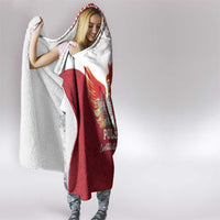 Poland Constitution Day Hooded Blanket Warsaw Capital Mazurek Dabrowskiego