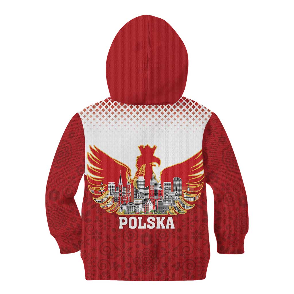 Poland Constitution Day Kid Hoodie Warsaw Capital Mazurek Dabrowskiego