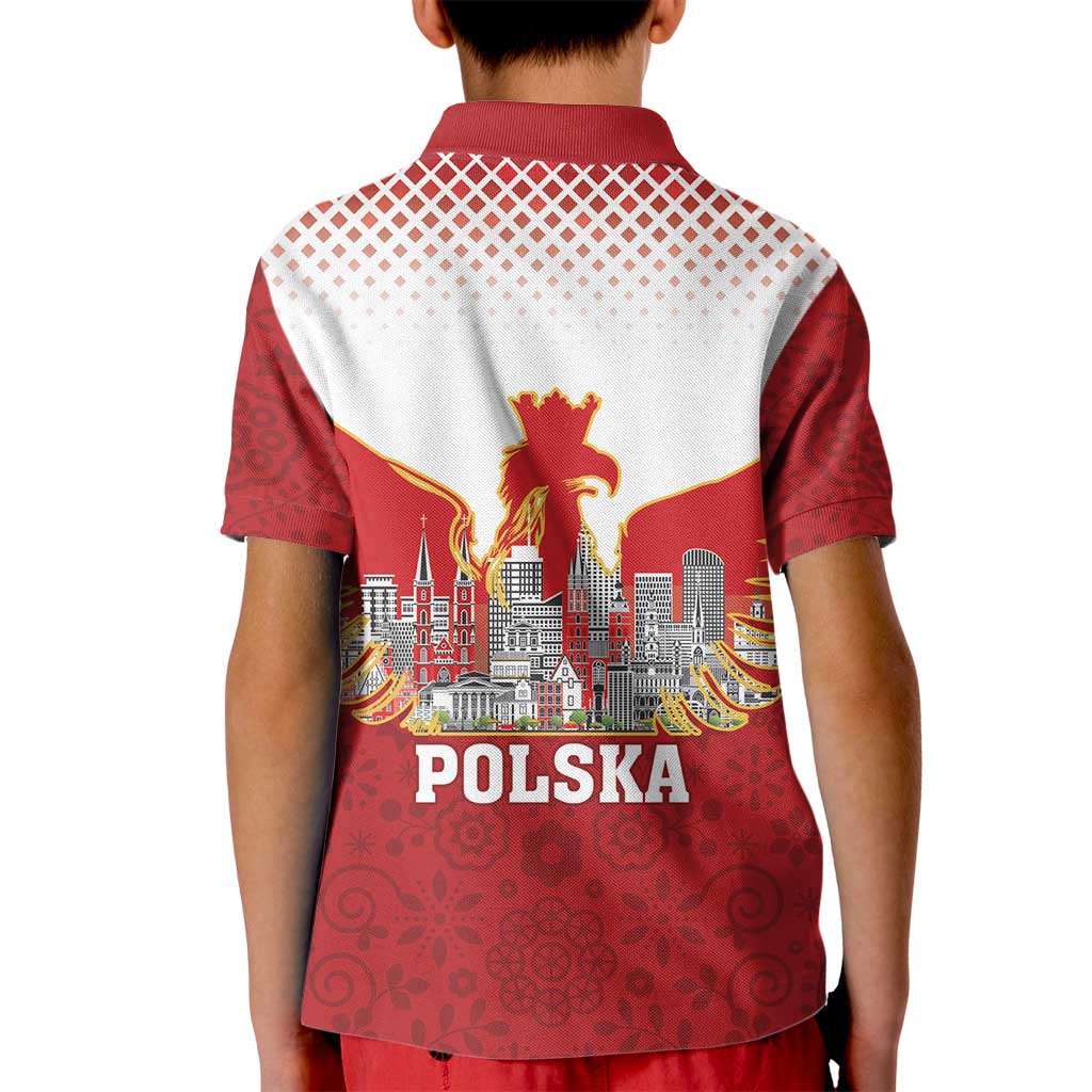 Poland Constitution Day Kid Polo Shirt Warsaw Capital Mazurek Dabrowskiego