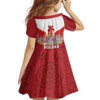 Poland Constitution Day Kid Short Sleeve Dress Warsaw Capital Mazurek Dabrowskiego