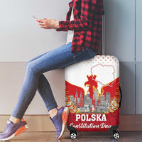 Poland Constitution Day Luggage Cover Warsaw Capital Mazurek Dabrowskiego
