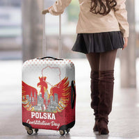 Poland Constitution Day Luggage Cover Warsaw Capital Mazurek Dabrowskiego
