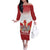 Poland Constitution Day Off The Shoulder Long Sleeve Dress Warsaw Capital Mazurek Dabrowskiego