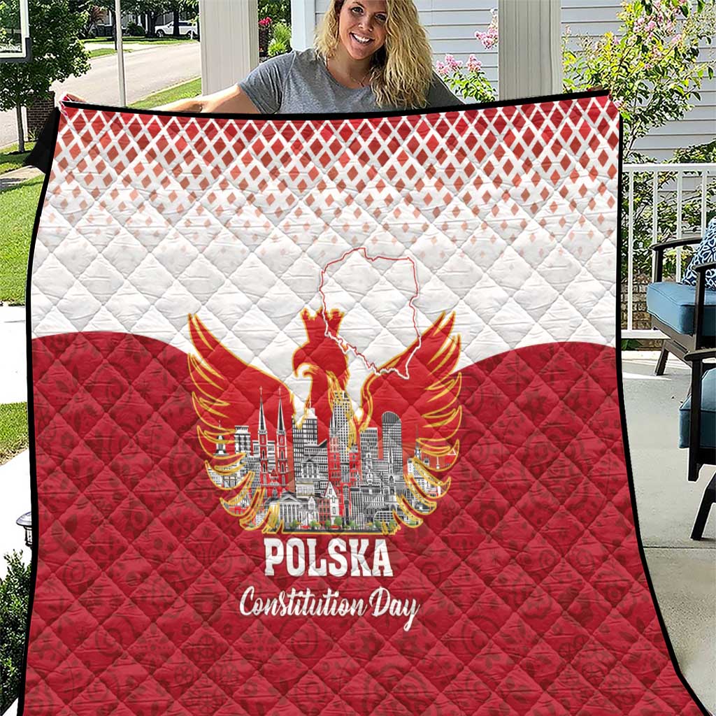 Poland Constitution Day Quilt Warsaw Capital Mazurek Dabrowskiego