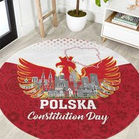 Poland Constitution Day Round Carpet Warsaw Capital Mazurek Dabrowskiego