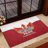 Poland Constitution Day Rubber Doormat Warsaw Capital Mazurek Dabrowskiego