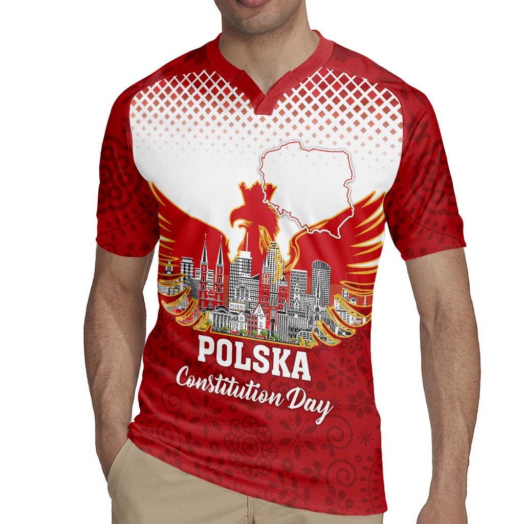 Poland Constitution Day Rugby Jersey Warsaw Capital Mazurek Dabrowskiego