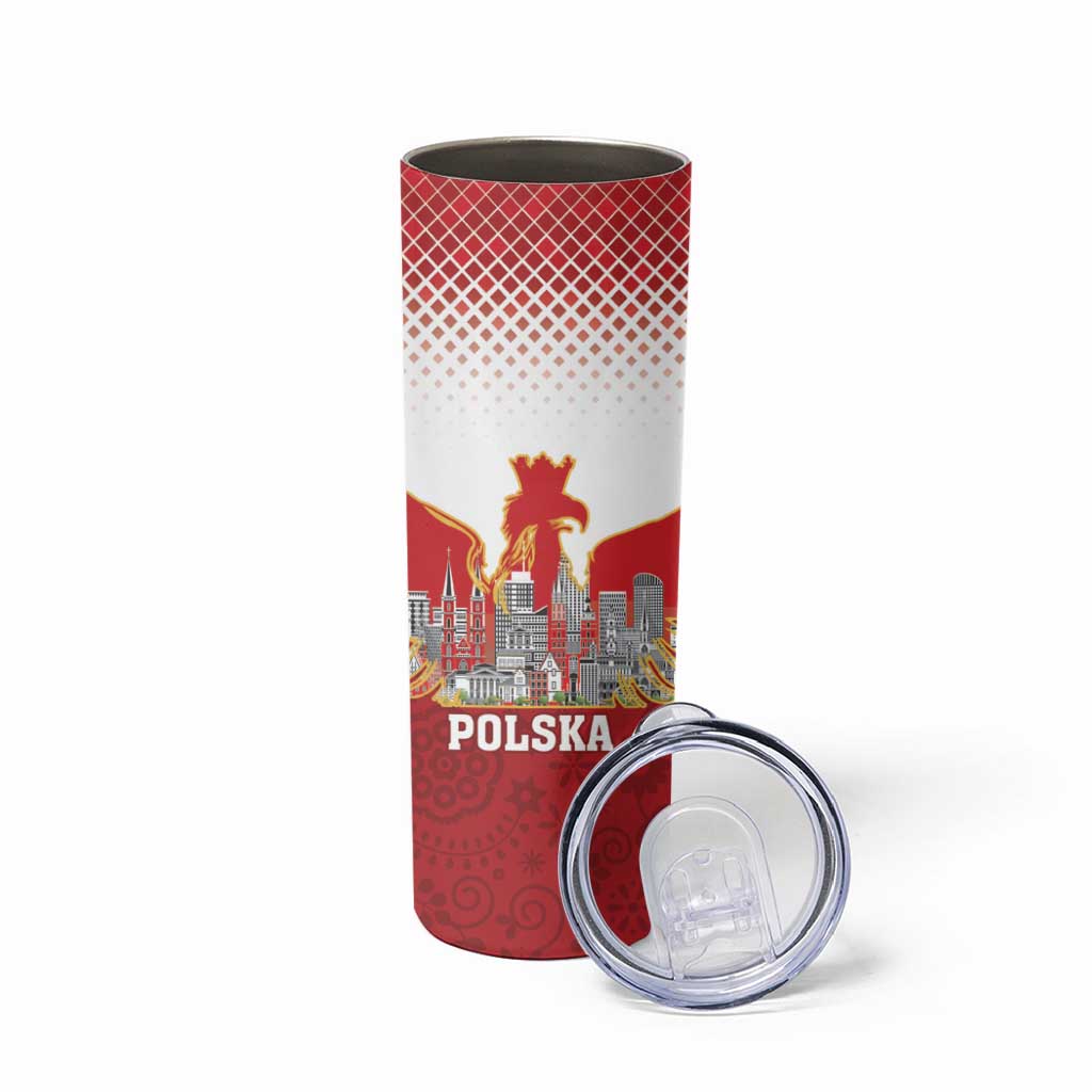 Poland Constitution Day Skinny Tumbler Warsaw Capital Mazurek Dabrowskiego