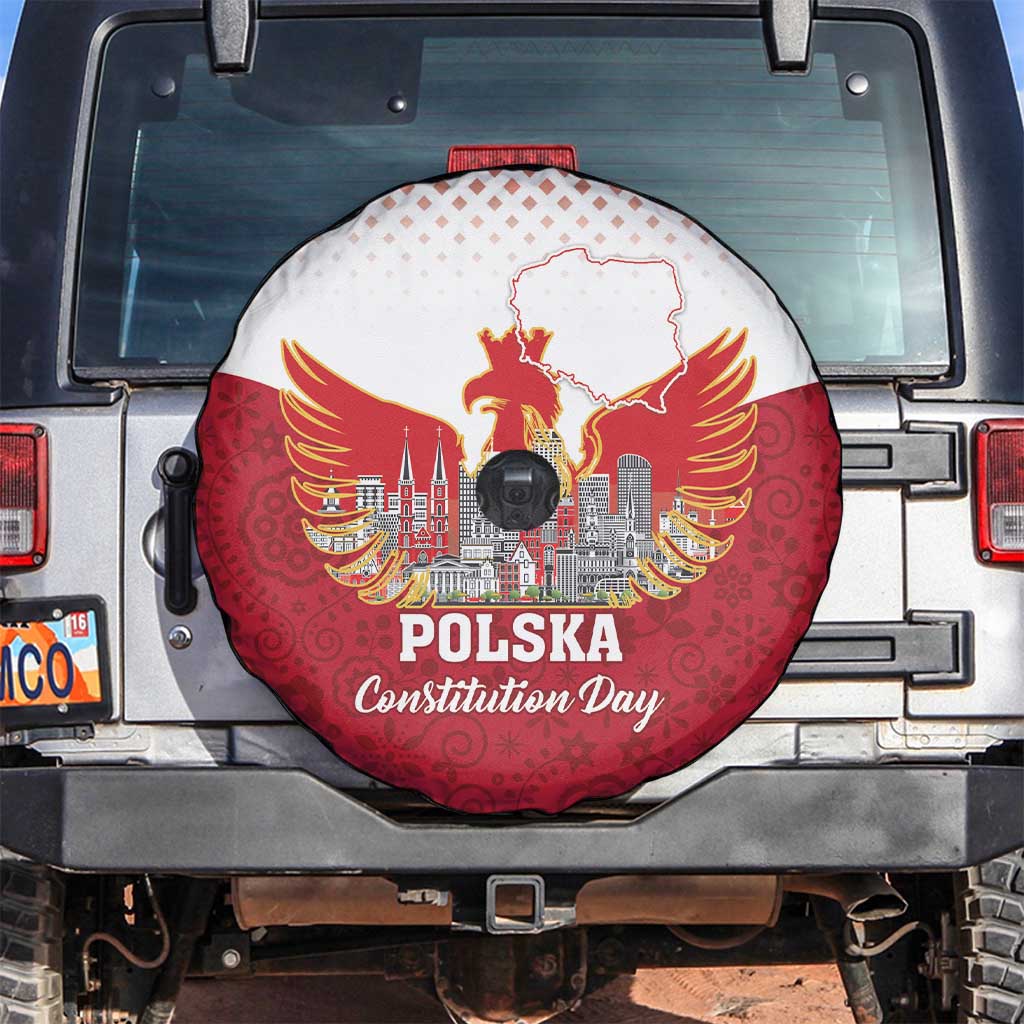 Poland Constitution Day Spare Tire Cover Warsaw Capital Mazurek Dabrowskiego