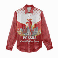 Poland Constitution Day Women Casual Shirt Warsaw Capital Mazurek Dabrowskiego