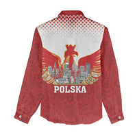 Poland Constitution Day Women Casual Shirt Warsaw Capital Mazurek Dabrowskiego