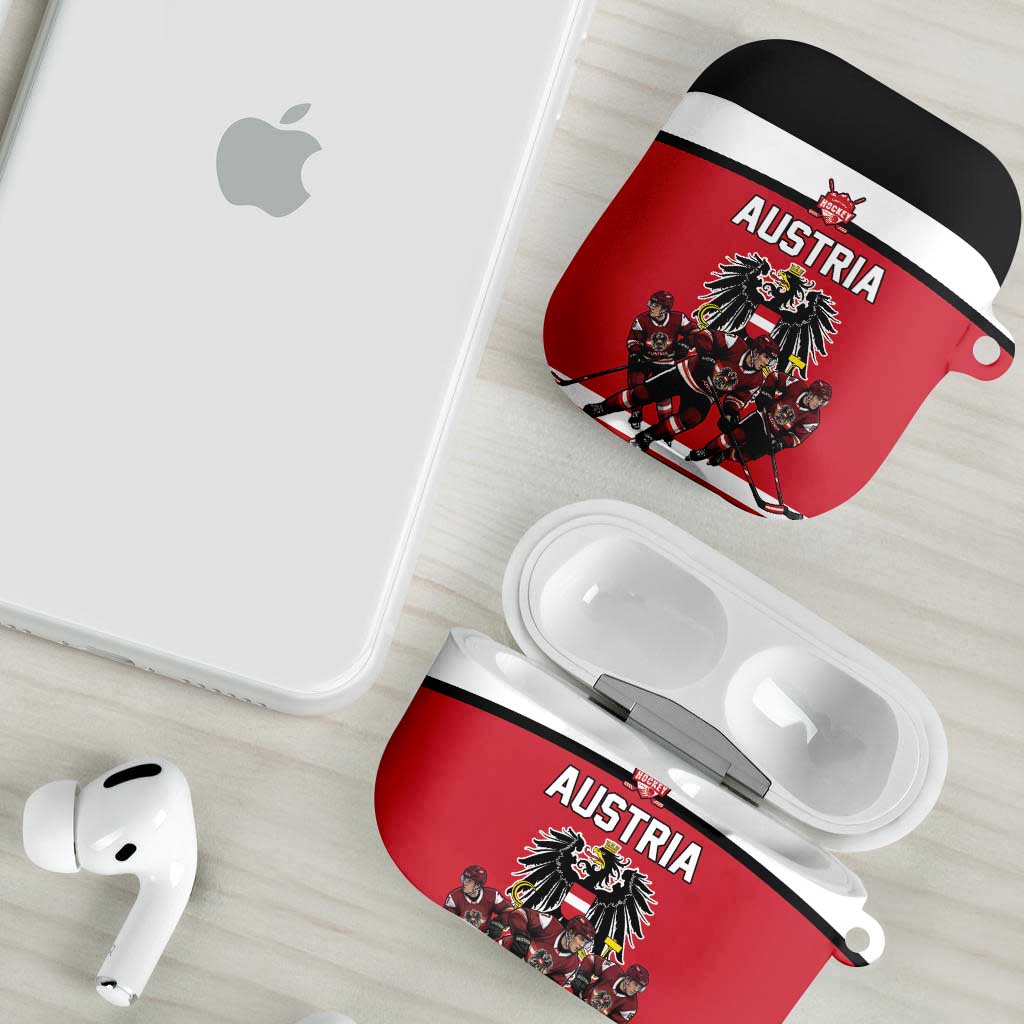 Austria Hockey AirPods Case Austrian Eagle Pride