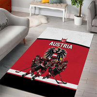 Austria Hockey Area Rug Austrian Eagle Pride