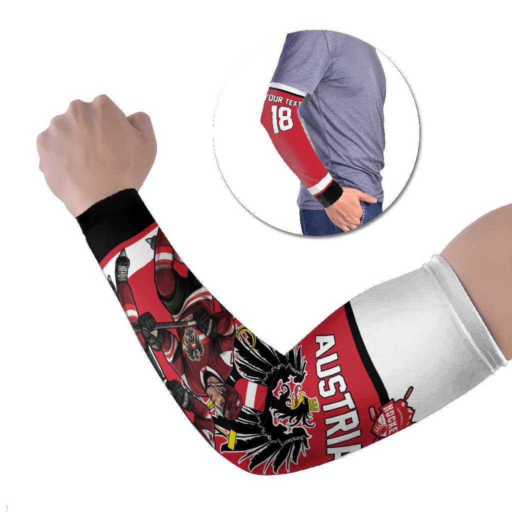 Austria Hockey Custom Arm Sleeves Austrian Eagle Pride
