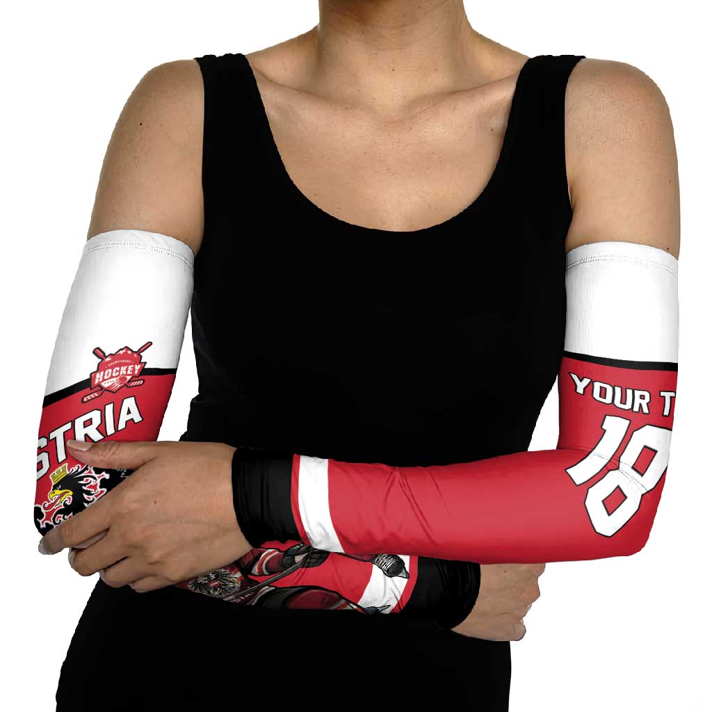 Austria Hockey Custom Arm Sleeves Austrian Eagle Pride