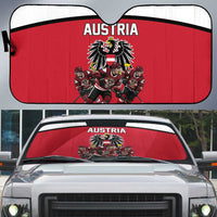 Austria Hockey Auto Sun Shade Austrian Eagle Pride