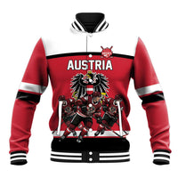 Austria Hockey Custom Baseball Jacket Austrian Eagle Pride